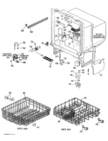 02 - Section2 parts for Ge Dishwasher GSM603L-02 from AppliancePartsPros.com