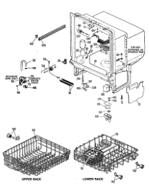 02 - Section2 parts for Ge Dishwasher GSM603P-35AW from AppliancePartsPros.com