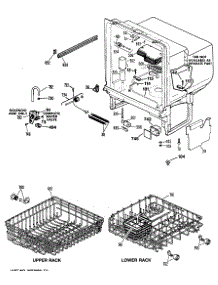 02 - Section2 parts for Ge Dishwasher GSM603X-66AW from AppliancePartsPros.com