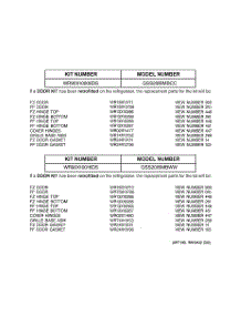 02 - Replacement Parts List parts for Ge Refrigerator GSS20IBMBWW from AppliancePartsPros.com