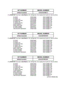 03 - Replacement Parts List parts for Ge Refrigerator GSS20IEMBCC from AppliancePartsPros.com