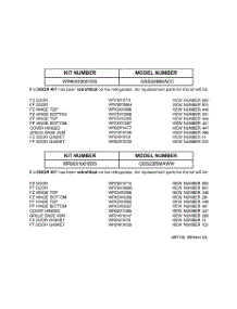 02 - Replacement Parts List parts for Ge Refrigerator GSS22IBMACC from AppliancePartsPros.com