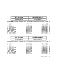 02 - Replacement Parts List parts for Ge Refrigerator GSS22IBMBWW from AppliancePartsPros.com