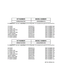 02 - Replacement Parts List parts for Ge Refrigerator GSS22IBMCWW from AppliancePartsPros.com