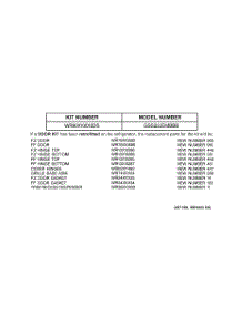 03 - Replacement Parts List parts for Ge Refrigerator GSS22JEMBBB from AppliancePartsPros.com