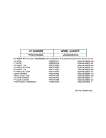 03 - Replacement Parts List parts for Ge Refrigerator GSS22SGMABS from AppliancePartsPros.com