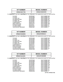 03 - Replacement Parts List parts for Ge Refrigerator GSS22VGMACC from AppliancePartsPros.com