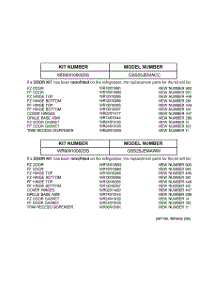 03 - Replacement Parts List parts for Ge Refrigerator GSS25JEMAWW from AppliancePartsPros.com