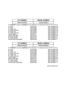 03 - Replacement Parts List parts for Ge Refrigerator GSS25JEMBWW from AppliancePartsPros.com