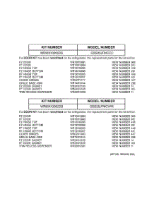 04 - Replacement Parts List parts for Ge Refrigerator GSS25JFMCCC from AppliancePartsPros.com