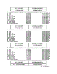 03 - Replacement Parts List parts for Ge Refrigerator GSS25KGMCWW from AppliancePartsPros.com