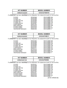 03 - Replacement Parts List parts for Ge Refrigerator GSS25QFMBWW from AppliancePartsPros.com