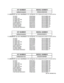 03 - Replacement Parts List parts for Ge Refrigerator GSS25VGMABB from AppliancePartsPros.com