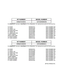 02 - Replacement Parts List parts for Ge Refrigerator GST20DBMBWW from AppliancePartsPros.com