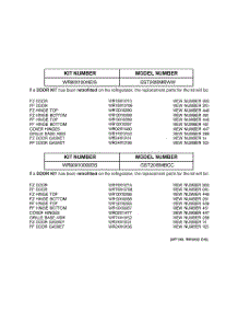 02 - Replacement Parts List parts for Ge Refrigerator GST20IBMBCC from AppliancePartsPros.com