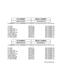 02 - Replacement Parts List parts for Ge Refrigerator GST22IBMCWW from AppliancePartsPros.com