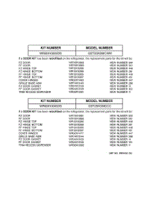 03 - Replacement Parts List parts for Ge Refrigerator GST25KGMCCC from AppliancePartsPros.com
