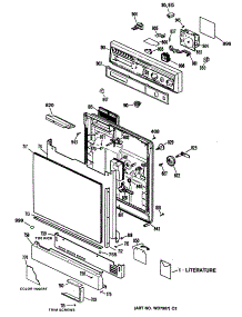 02 - Section2 parts for Ge Dishwasher HDA150V-64AW from AppliancePartsPros.com