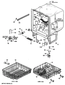 03 - Section3 parts for Ge Dishwasher HDA150V-64BW from AppliancePartsPros.com