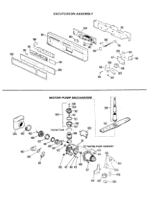 02 - Escutcheon Assembly parts for Ge Dishwasher HDA2000-02 from AppliancePartsPros.com