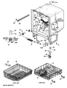 02 - Section2 parts for Ge Dishwasher HDA200V-60BA from AppliancePartsPros.com