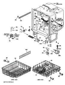 02 - Section2 parts for Ge Dishwasher HDA430V-64WW from AppliancePartsPros.com