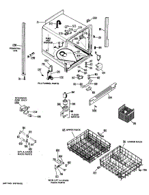 02 - Section2 parts for Ge Dishwasher HDA465-04BS from AppliancePartsPros.com