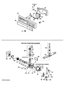 02 - Terminal parts for Ge Dishwasher HDA487K-01BK from AppliancePartsPros.com