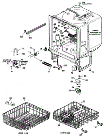 02 - Section2 parts for Ge Dishwasher HDA489M-20BK from AppliancePartsPros.com
