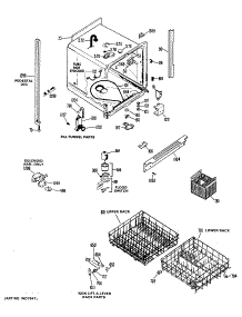 02 - Section2 parts for Ge Dishwasher HDA597-01 from AppliancePartsPros.com