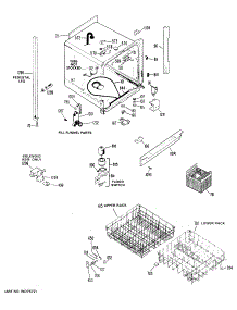 02 - Section2 parts for Ge Dishwasher HDA597-03 from AppliancePartsPros.com