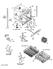 02 - Section2 parts for Ge Dishwasher HDA785-01FK from AppliancePartsPros.com
