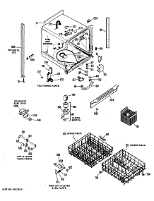 02 - Section2 parts for Ge Dishwasher HDA795-05 from AppliancePartsPros.com