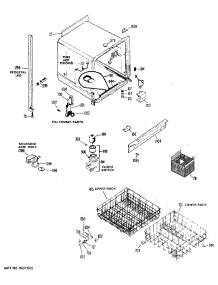 02 - Section2 parts for Ge Dishwasher HDA850G-01 from AppliancePartsPros.com