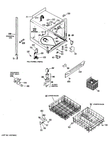 02 - Section2 parts for Ge Dishwasher HDA897-02 from AppliancePartsPros.com