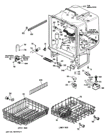 02 - Section2 parts for Ge Dishwasher HDA900V-61BA from AppliancePartsPros.com