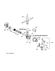 03 - Motor-Pump Mechanism parts for Ge Dishwasher HDA930Y-72WW from AppliancePartsPros.com