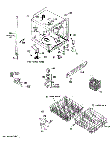 02 - Section2 parts for Ge Dishwasher HDA950G-01 from AppliancePartsPros.com