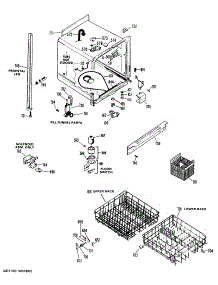 02 - Section2 parts for Ge Dishwasher HDA959M-01 from AppliancePartsPros.com