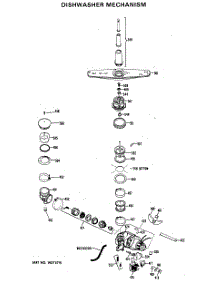 02 - Dishwasher Mechanism parts for Ge Dishwasher HDA960-04 from AppliancePartsPros.com
