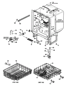 02 - Section2 parts for Ge Dishwasher HDA969P-35BA from AppliancePartsPros.com