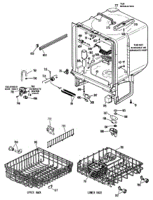 02 - Section2 parts for Ge Dishwasher HDA999M-25BA from AppliancePartsPros.com
