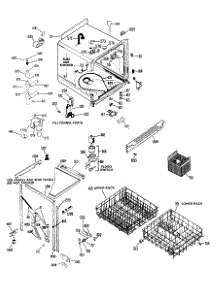 02 - Section2 parts for Ge Dishwasher HDB727-03 from AppliancePartsPros.com