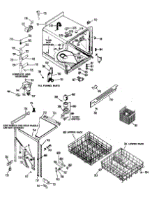 02 - Section2 parts for Ge Dishwasher HDB827G-02 from AppliancePartsPros.com