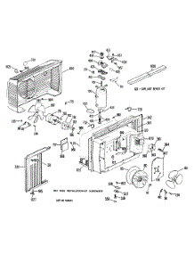 03 - Section3 parts for Ge Air Conditioner HTP05LBB2 from AppliancePartsPros.com