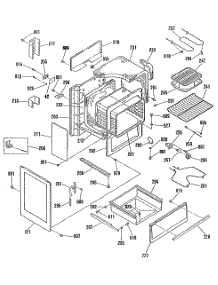 04 - Section4 parts for Ge Range JB553GM2 from AppliancePartsPros.com