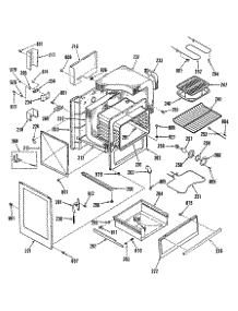 03 - Section3 parts for Ge Range JB570GM1 from AppliancePartsPros.com