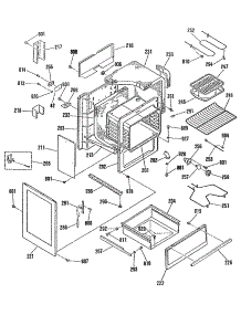 03 - Section3 parts for Ge Range JB570GM2 from AppliancePartsPros.com