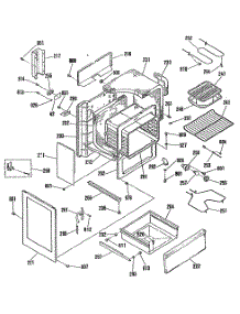 03 - Section3 parts for Ge Range JB570GM4 from AppliancePartsPros.com