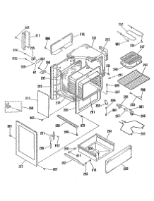03 - Section3 parts for Ge Range JB570GM5BK from AppliancePartsPros.com